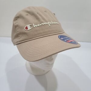 NWT Champion Tan Baseball Cap One Size Adjustable